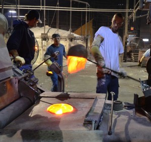 molten, glass, pouring, making, creating, sheets